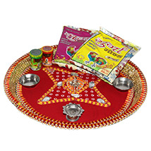 Traditional Holi Thali