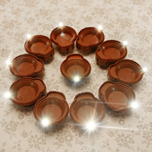 Shimmering Diyas