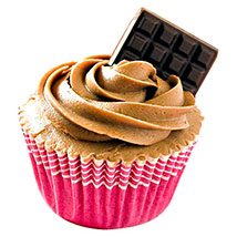 Chocolate Cupcakes With Chocolate Bar