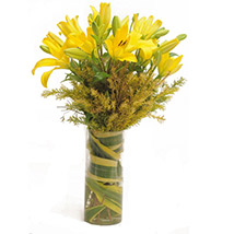 Mothers Day -Yellow Asiatic Lilies